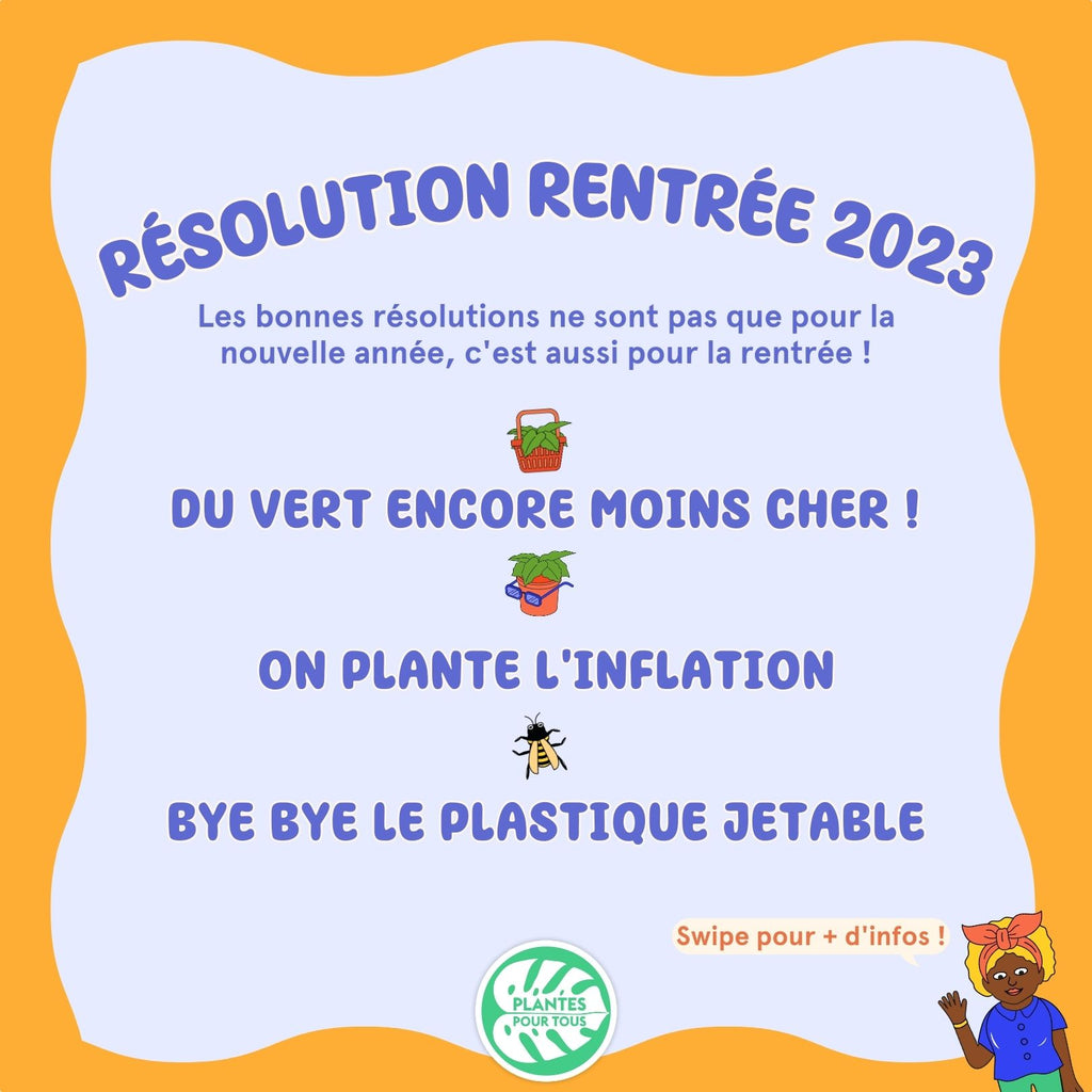 Nos résolutions pour la rentrée !