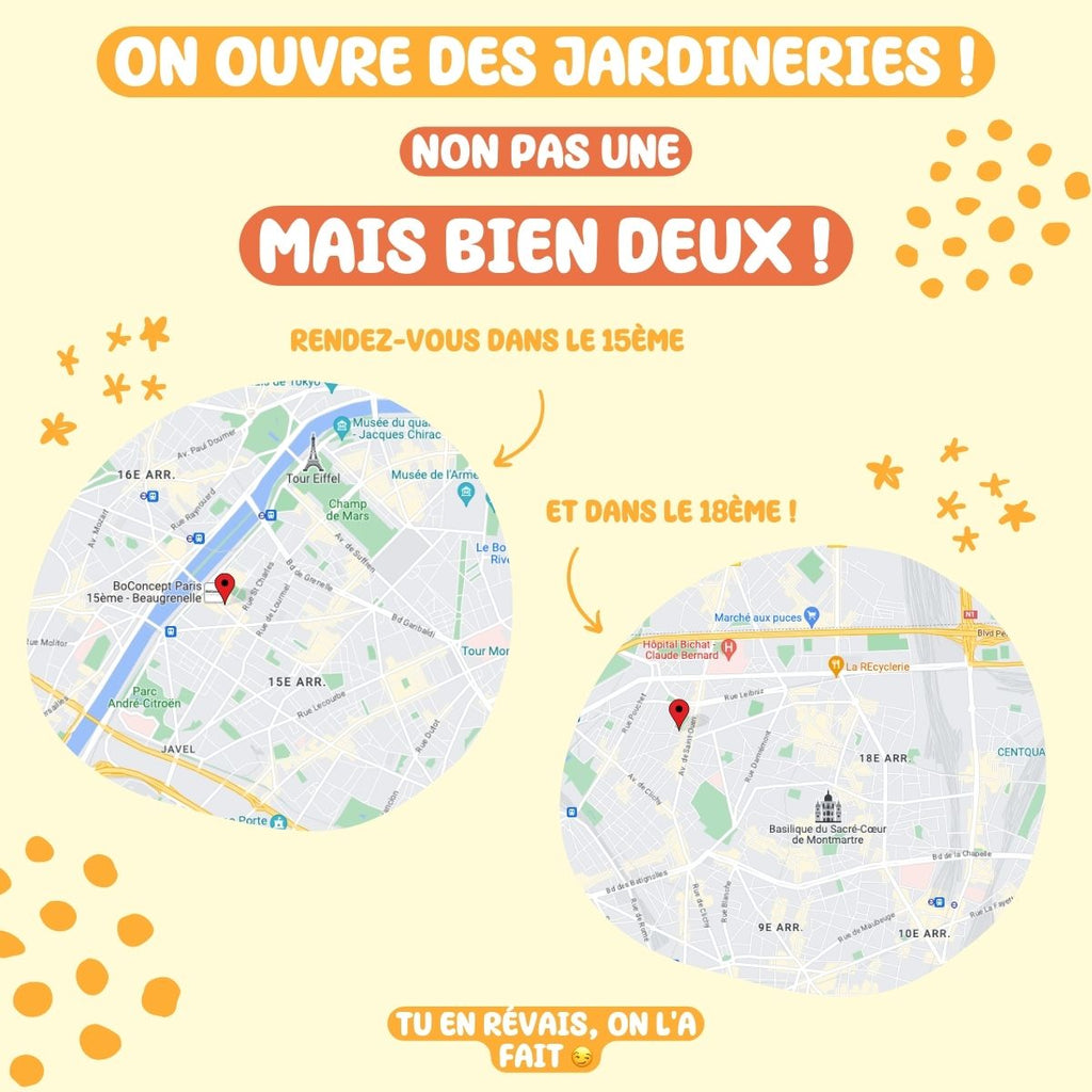 On ouvre deux nouvelles jardineries !