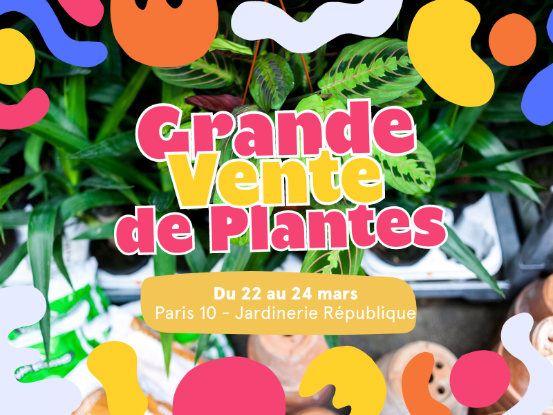 GRANDE VENTE DE PLANTES PARIS 10